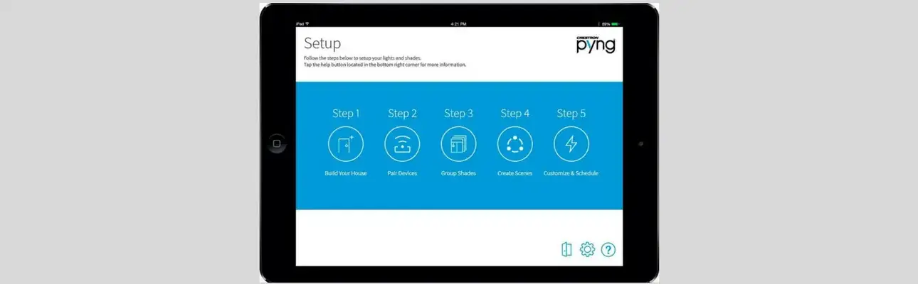 Advanced app-controlled smart home & office automation with Crestron Pyng