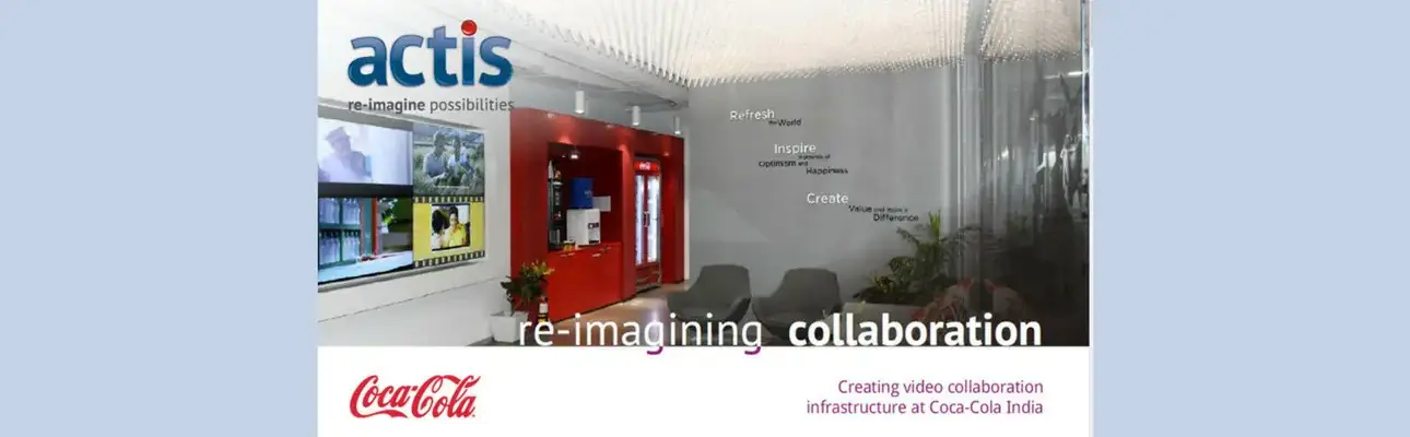 Case Study: Actis reimagines Coca-Cola India’s new office AV solution