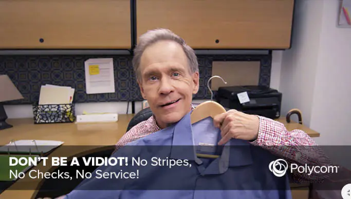 no-checkered-patterns-while-on-video