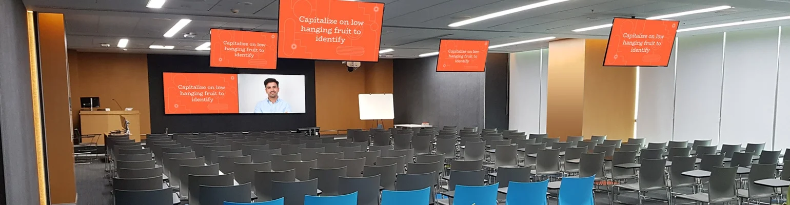 Creating better engagement for all participants in Hybrid Town Halls