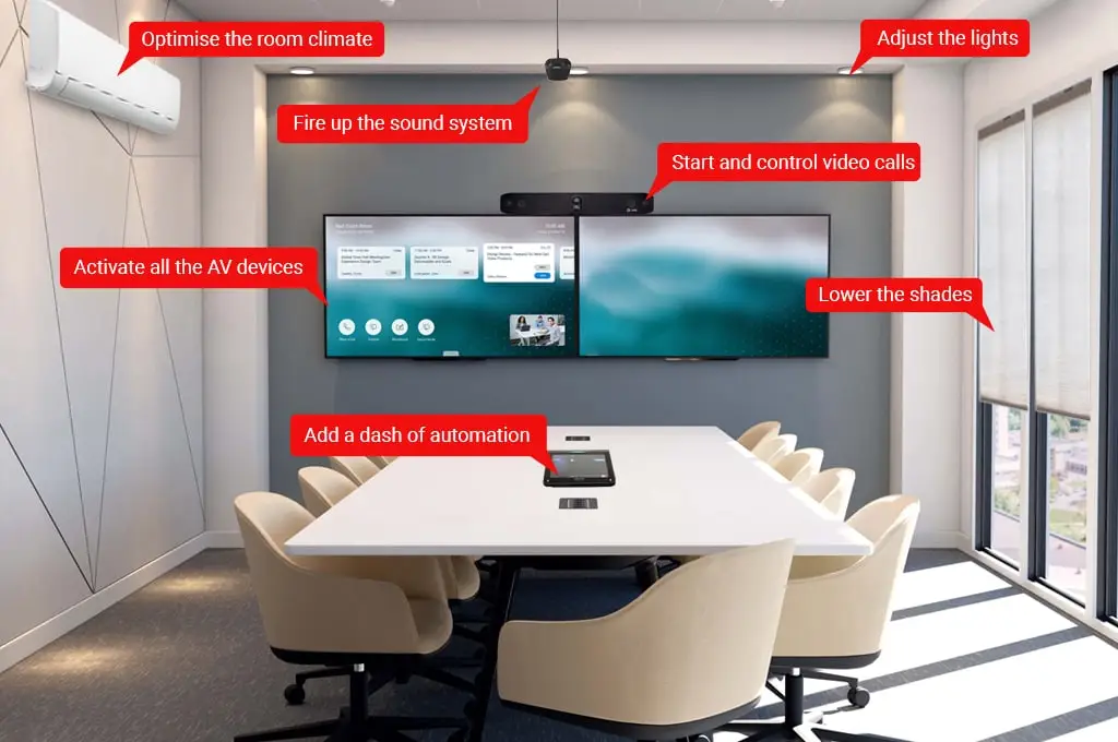 video conferencing room