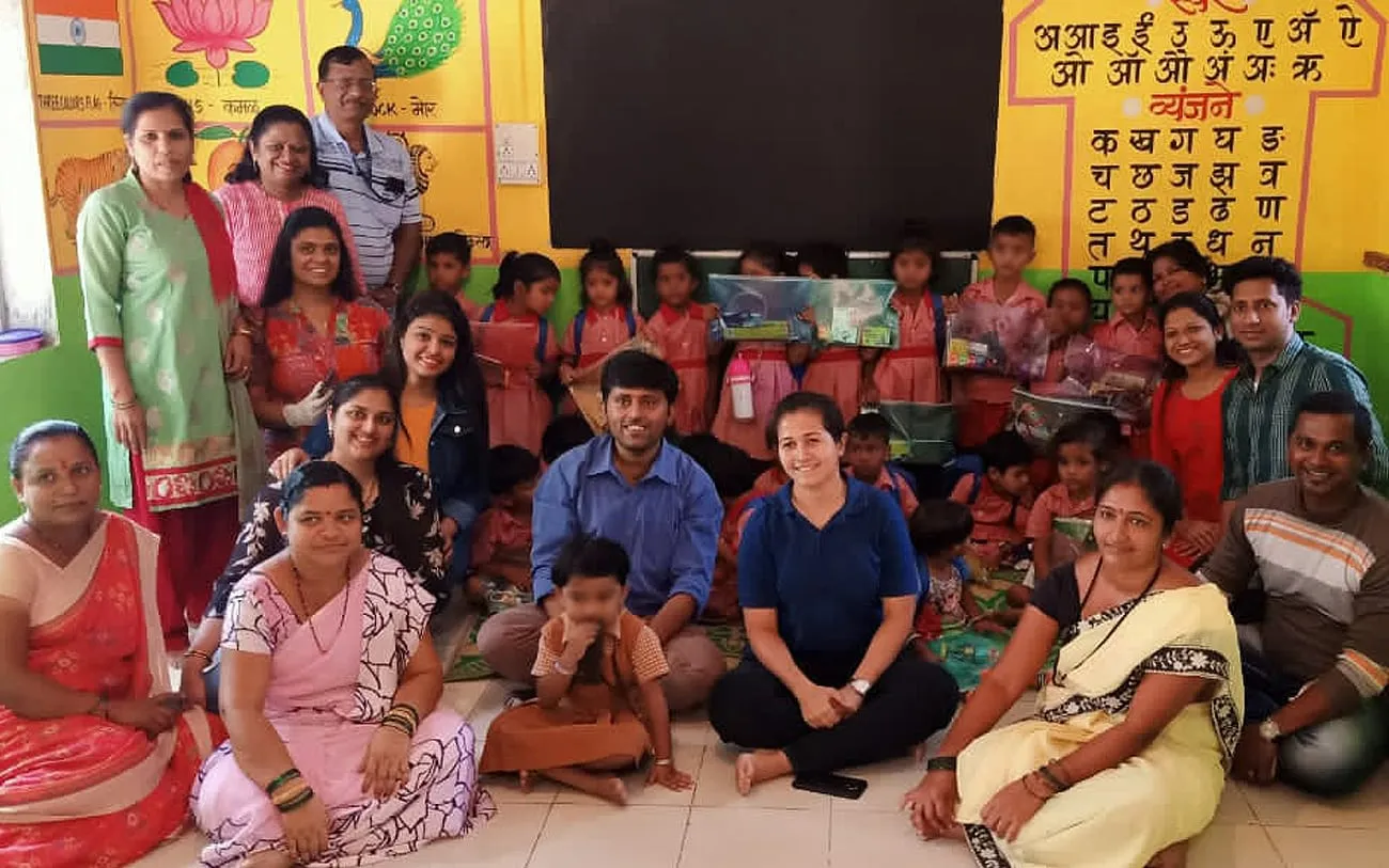 Our team, students and the teachers got to meet once the renovations were completed​