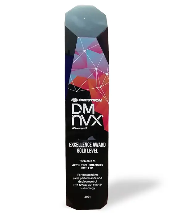 Team Awards 25 Actis receives Crestron’s 2024 Gold Award (Asia) for using AVoIP to enhance collaboration experiences.