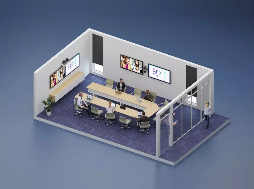 Streamlined AV Control: The Next Step in Hybrid Meeting Excellence