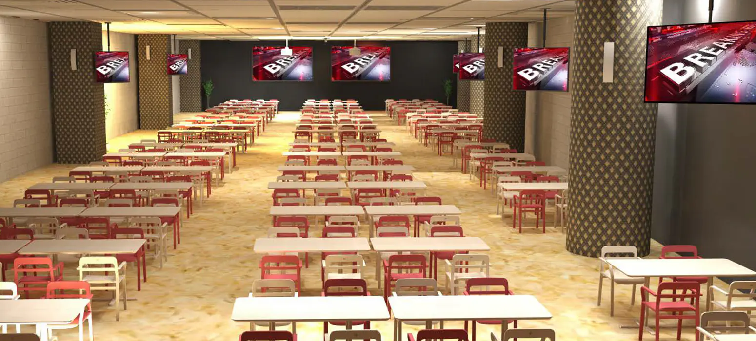 Multi-purpose Hall – Also functions as a cafeteria at meal times