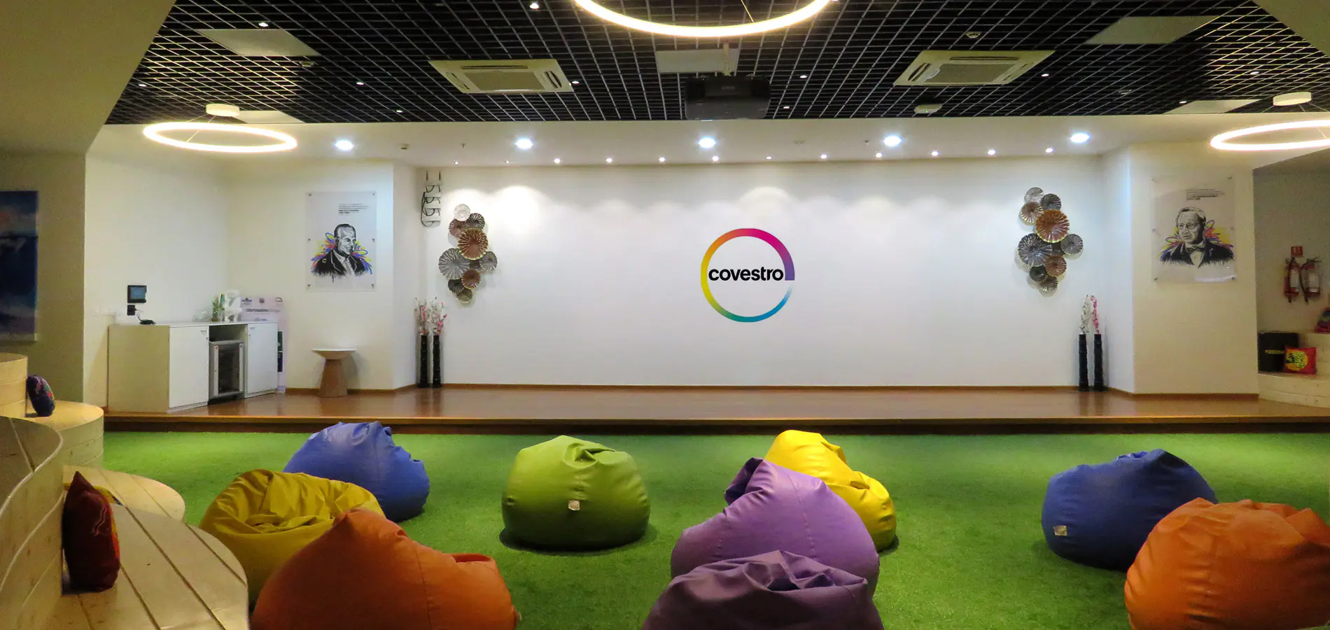 Amphitheatre — Used for Live Events like Town Hall Meetings