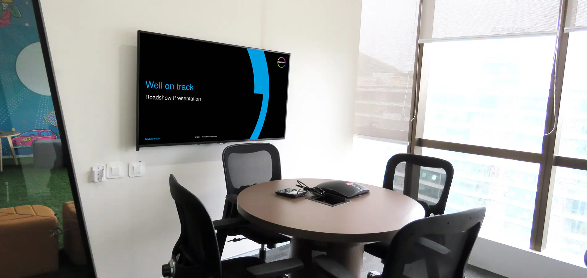 4-seater Meeting Room — Equipped for audio conferencing