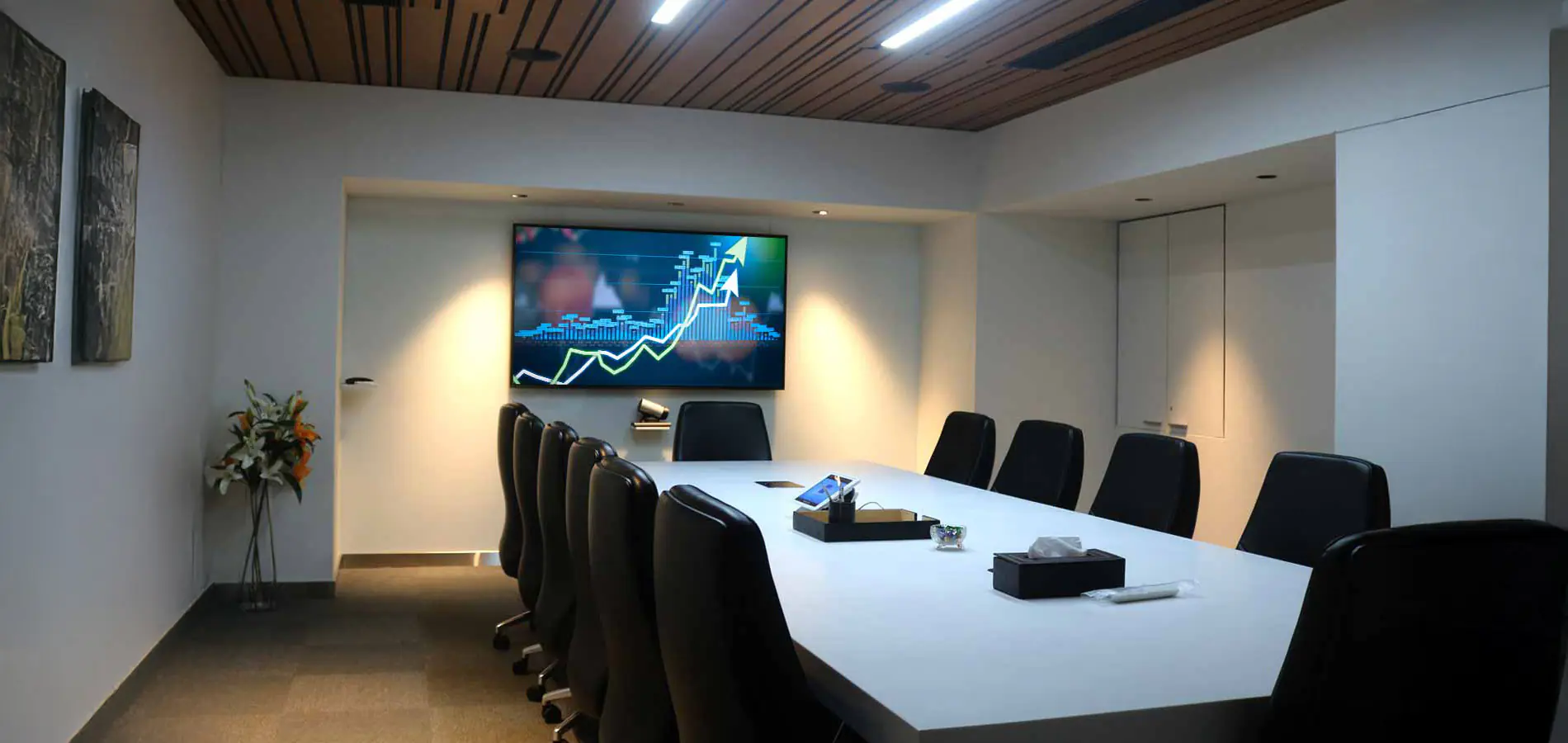 12 Seater VC-enabled Boardroom For Team Collaboration