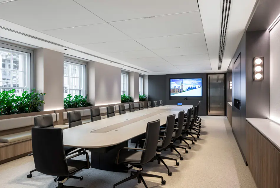 oval shape meeting room