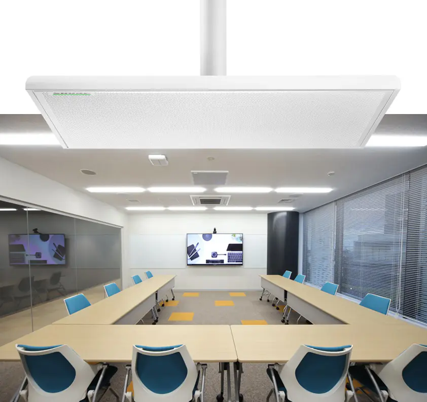 multipurposr hall with sure microphone