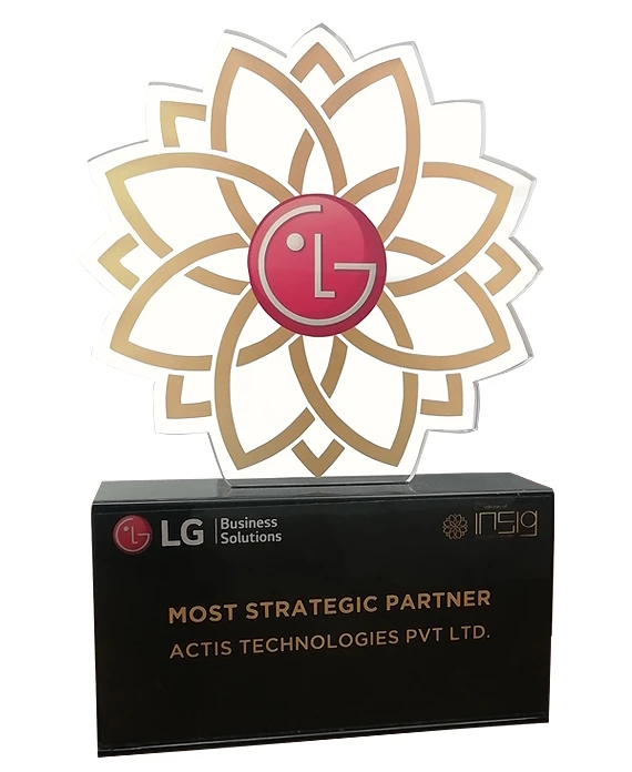 Team Awards 29 Actis receives the Most Strategic Partner Award by LG!