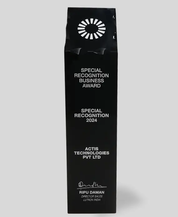 Team Awards 11 Actis receives Special Recognition Business Award at the Lutron APC 2025