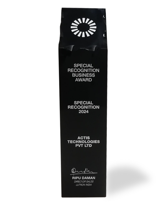 Team Awards 22 Actis receives Special Recognition Business Award at the Lutron APC 2025