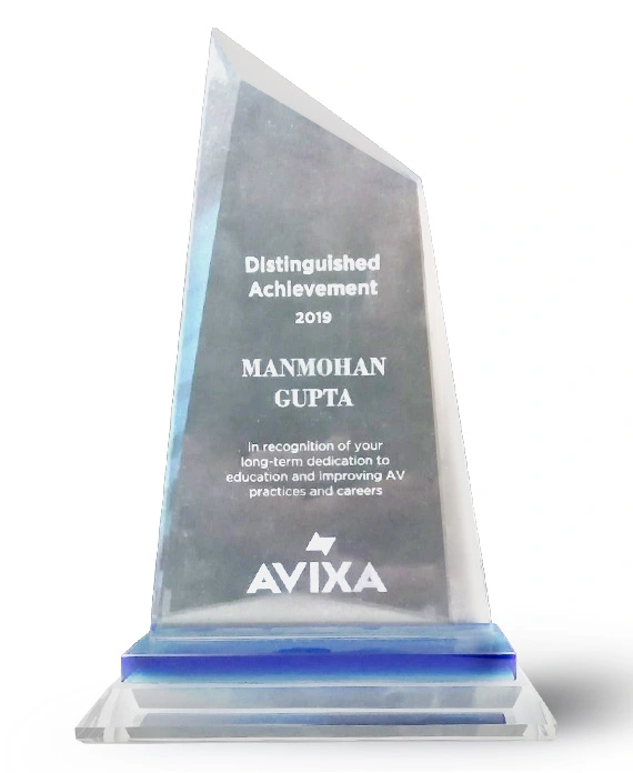 Team Awards 45 AVIXA - Lifetime Achievement Award 2019 to Manmohan Gupta