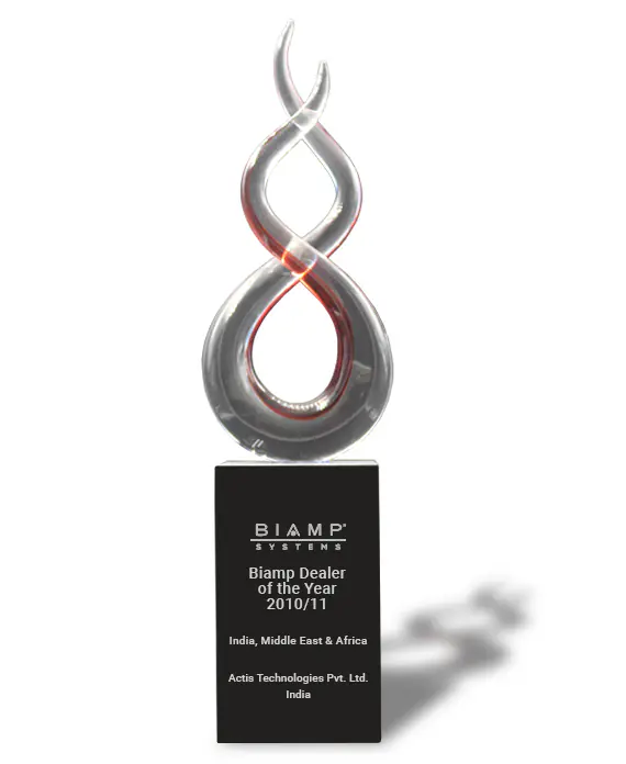 Team Awards 65 Biamp Dealer of the year 2010-11