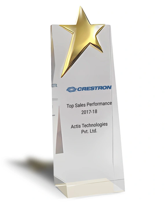 Team Awards 53 Crestron - Top Sales Performance 2017-18