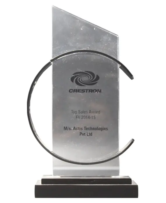 Team Awards 62 Crestron - Top Sales Award 2014-15