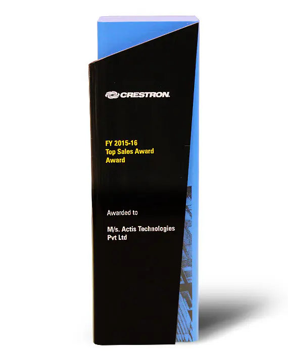 Team Awards 57 Crestron Top Sales Award 2015-16