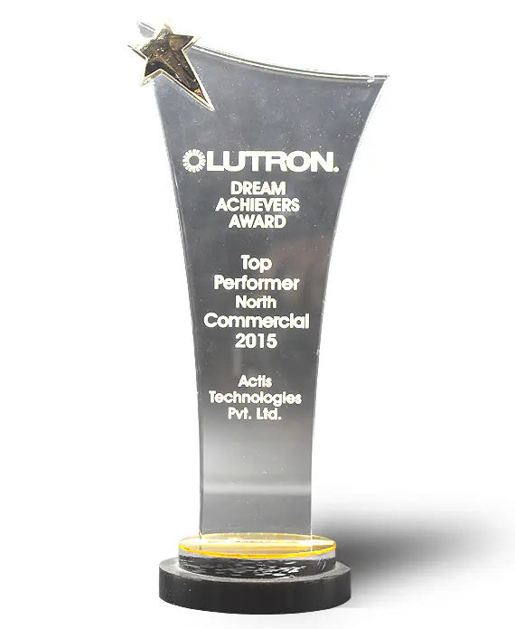 Team Awards 58 Lutron Top Performer North Commercial 2015