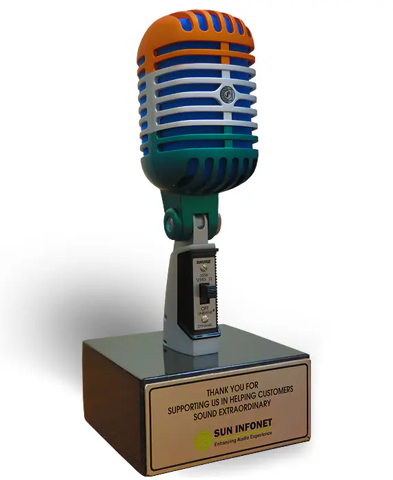 Team Awards 41 Sun Infonet appreciates Actis for promoting Shure Sound Solutions as National Distributor